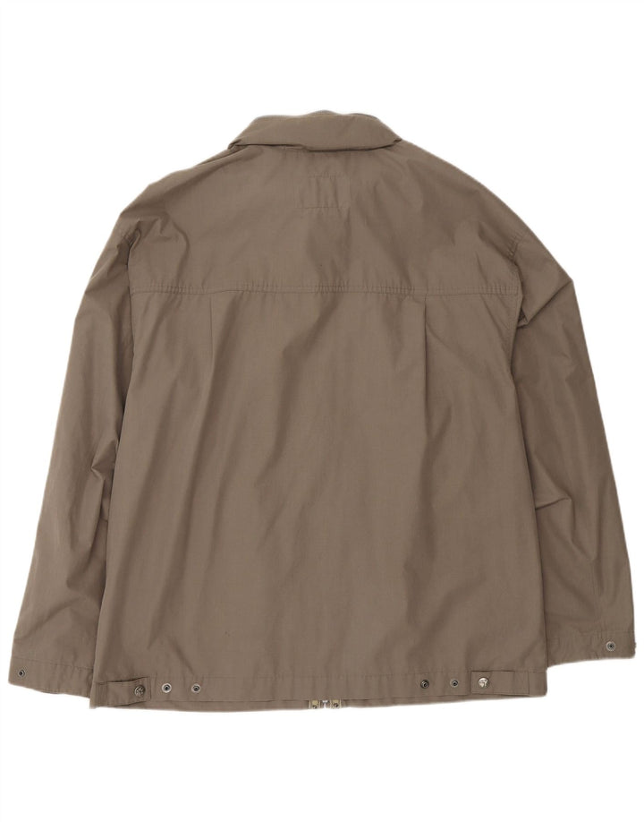 Jack Wolfskin muška pomoćna jakna s kapuljačom UK 40 veliki sivi poliester