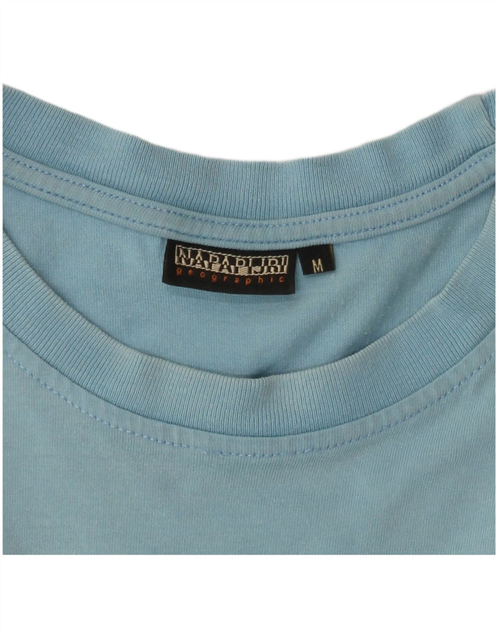 NAPAPIJRI Muška majica kratkih rukava Geographic Graphic, srednje plava