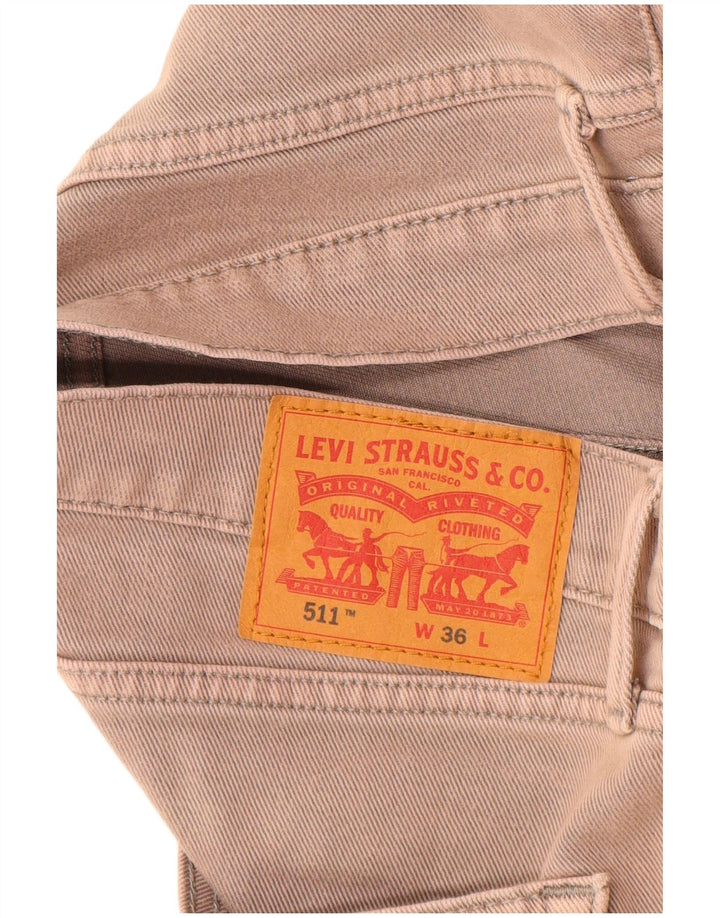 LEVI'S muške 511 traper kratke hlače W36 velike sive