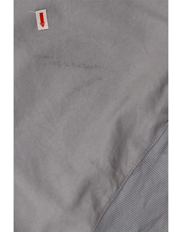FILA Womens Sweatshirt Jumper UK 14 Medium Blue Cotton