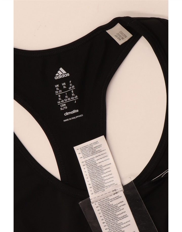 ADIDAS ženski prsluk Climalite Top UK 20/22 XL crni poliester