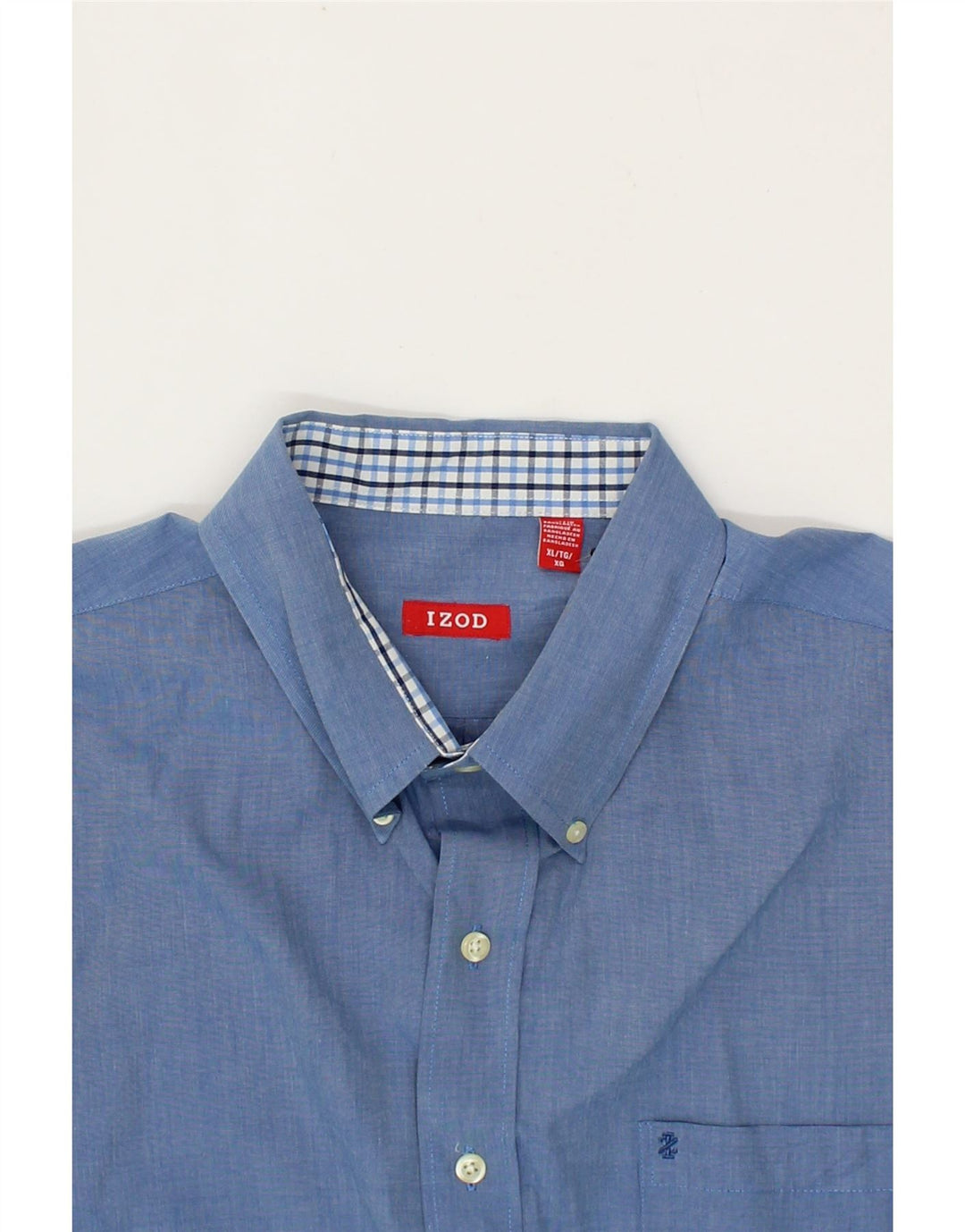 IZOD Mens Shirt XL Blue Vintage Izod and Second-Hand Izod from Messina Hembry 