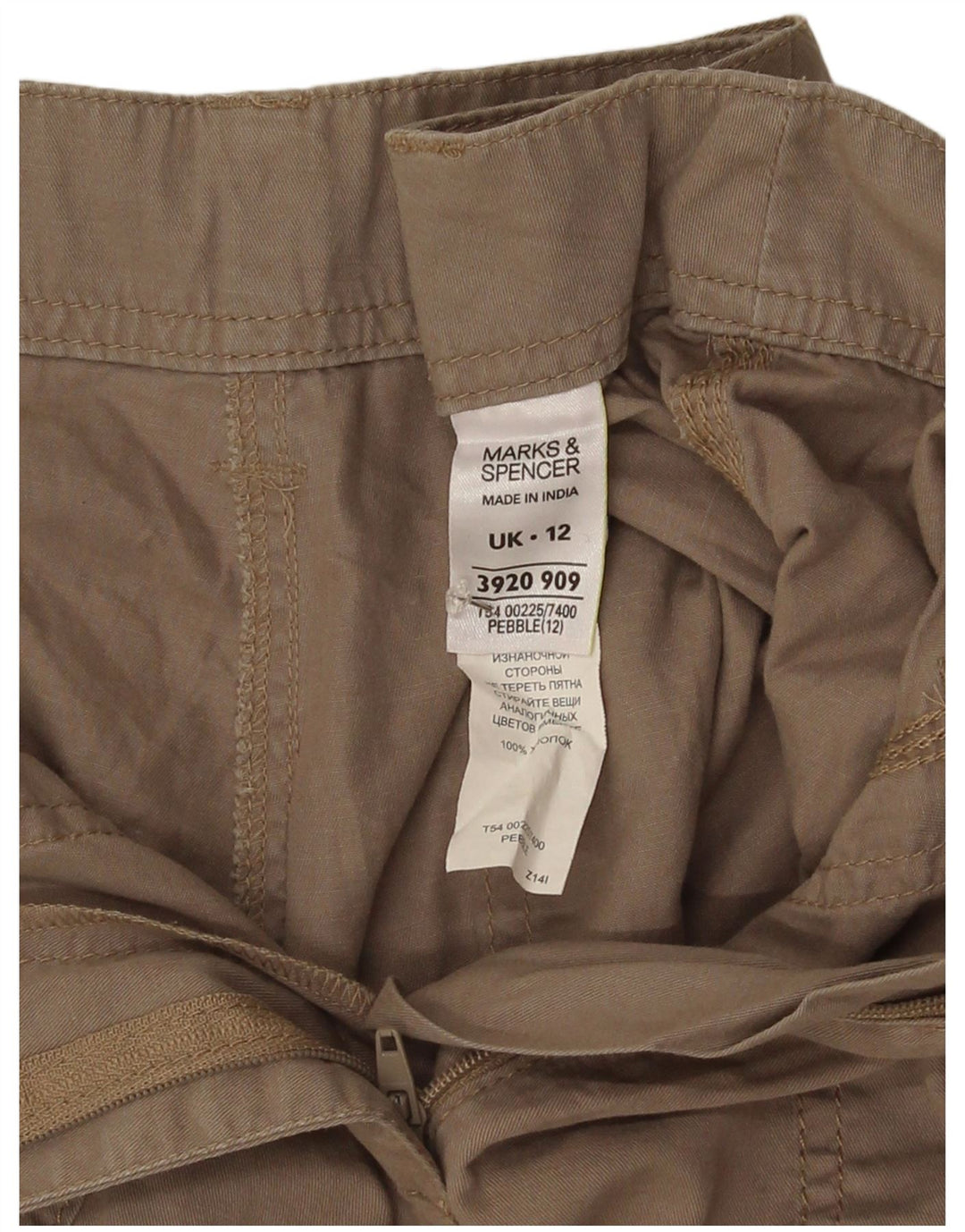 Marks & Spencer ženske ležerne kratke hlače UK 12 srednje W30 sivi pamuk