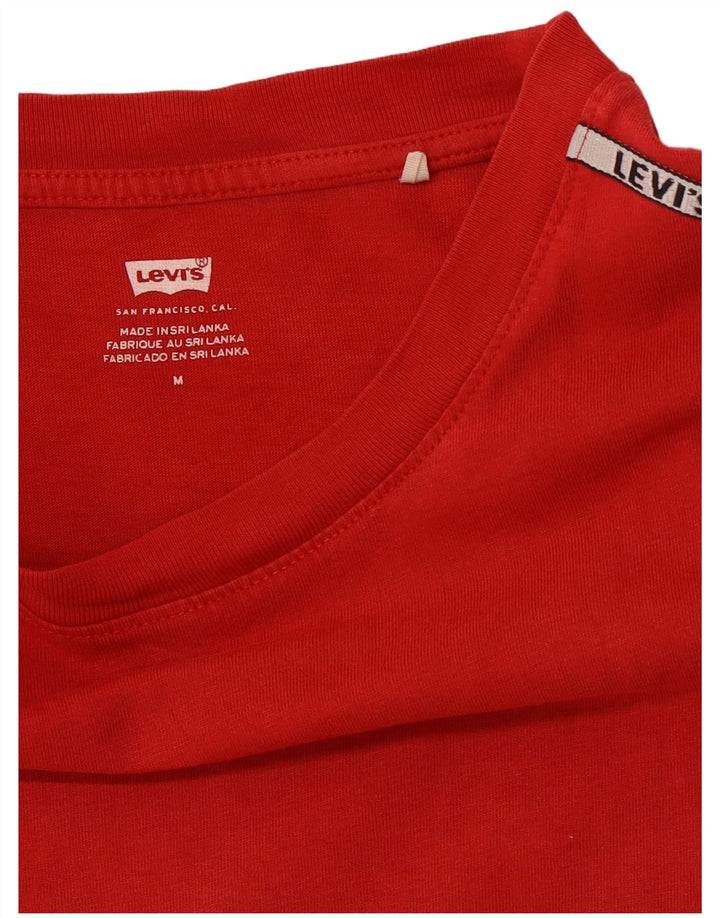 LEVI'S ženska majica kratkih rukava UK 12 srednje crvene boje