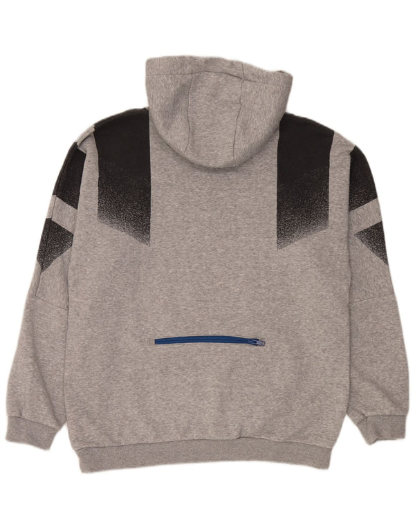 Adidas muška majica s kapuljačom srednje sive boje, pamuk