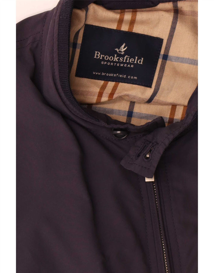 Brooksfield muška bomber jakna UK 40 Large tamnoplava poliamidna boja