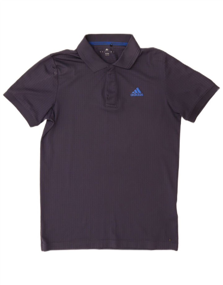 Adidas muška polo majica Climalite mala tamnoplava poliester