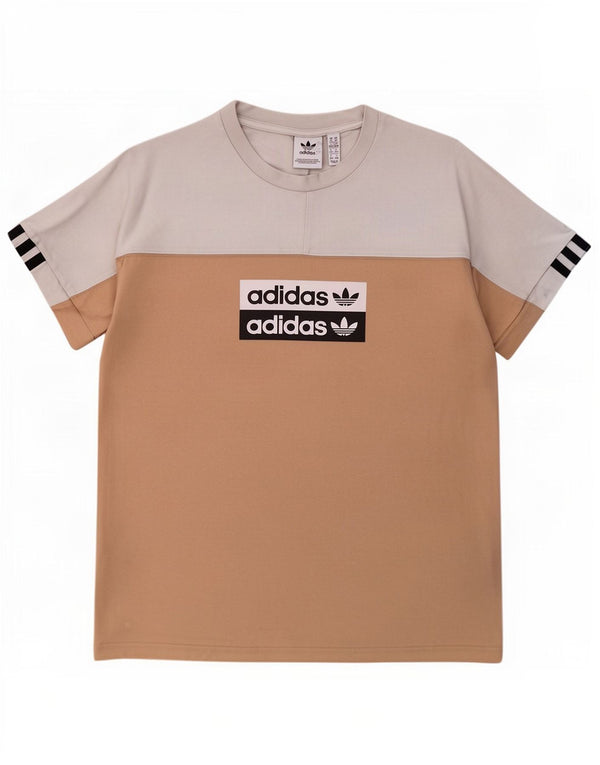Adidas ženska majica kratkih rukava s grafičkim motivima UK 14 srednje bijele boje, pamuk
