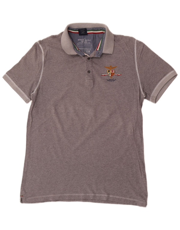 Aeronautica Militare muška polo majica XL sivi pamuk