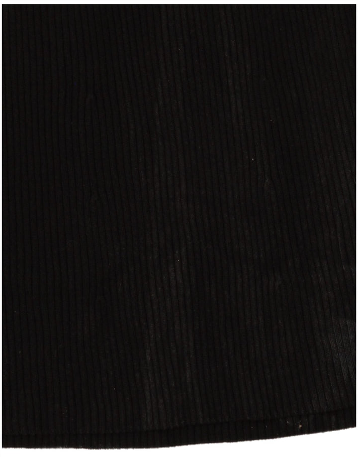 ZARA Ženska džemper haljina UK 6 Mala crna viskoza