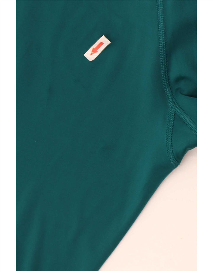 Reebok ženske grafičke tajice UK 8/10 male zelene poliesterske blokove