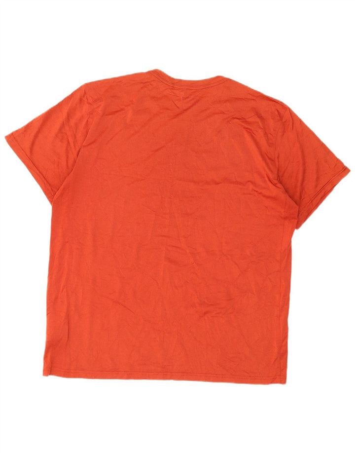 NIKE muška Dri Fit majica kratkih rukava XL narančasta poliester