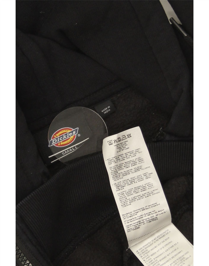 Dickies muški pulover s kapuljačom na patentni zatvarač, mali crni pamuk