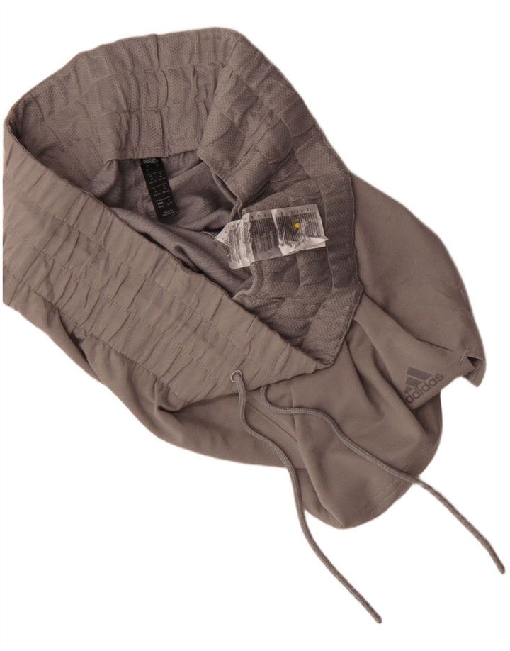 Adidas ženske sportske kratke hlače UK 14 srednje sivi poliester