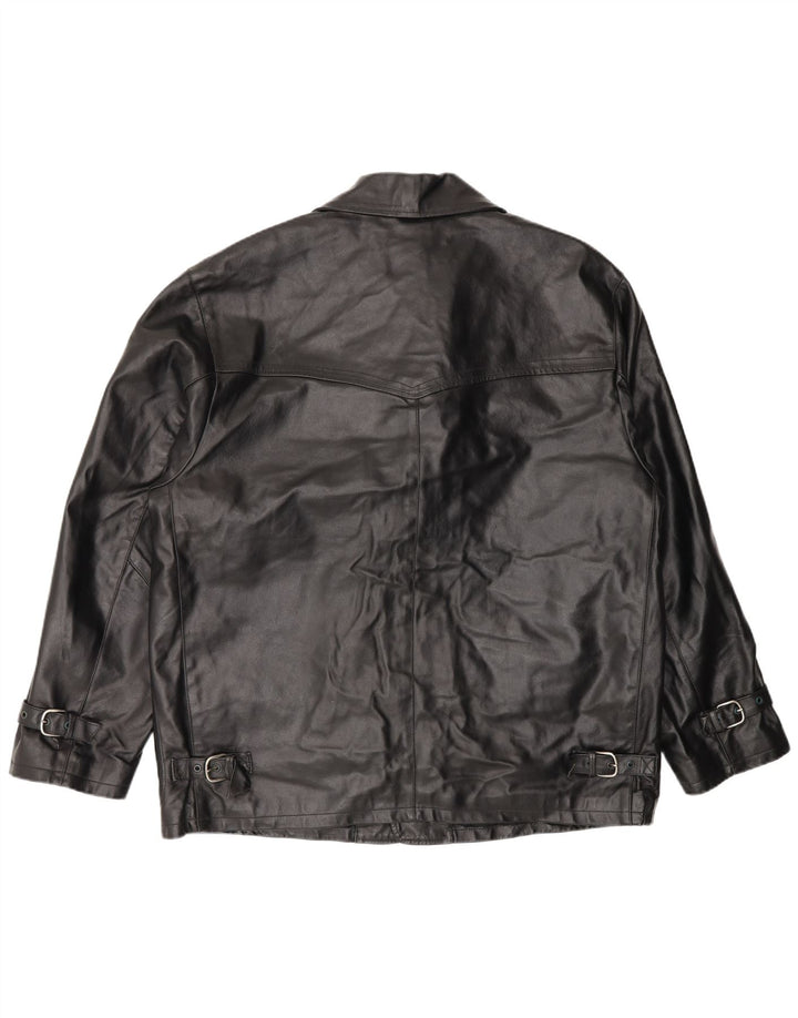 Essebi muška kožna jakna IT 50 Large Black Leather