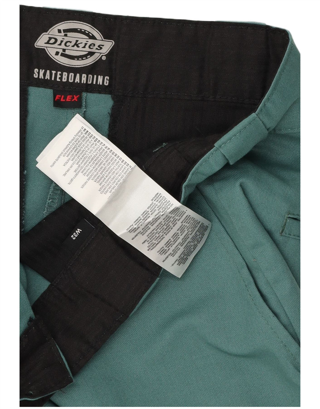 Dickies muške Flex Chino kratke hlače W32 Srednje zeleni pamuk