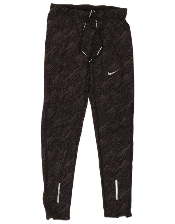 Nike ženske tajice Dri Fit Large Black Tie Dye poliester
