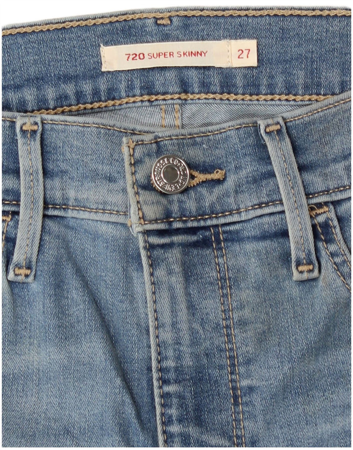 Levi's ženske 720 super uske traperice W27 L30 plave