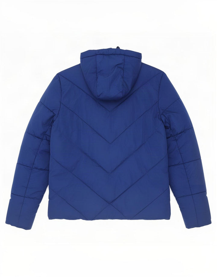 Superdry muška podstavljena jakna s kapuljačom UK 38 srednje plavi poliester