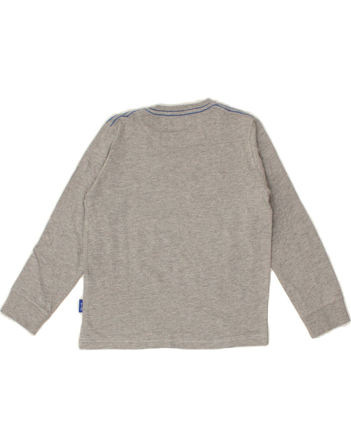 HARMONT & BLAINE Boys Graphic T-Shirt Top 7-8 Years Grey Vintage Harmont & Blaine and Second-Hand Harmont & Blaine from Messina Hembry 