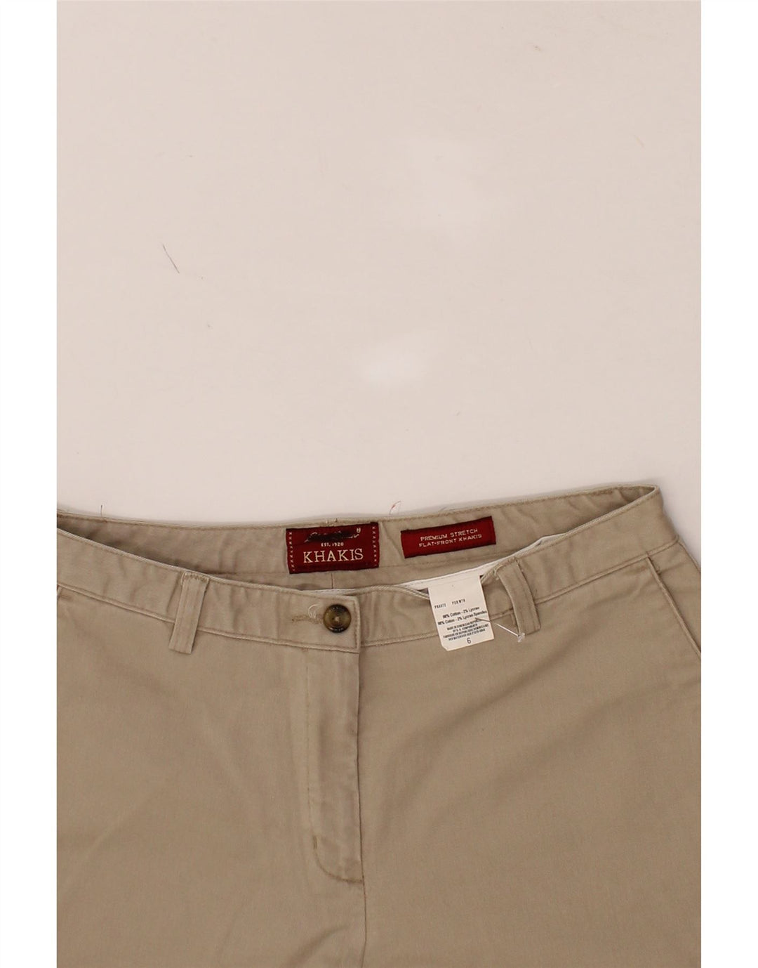 EDDIE BAUER Womens Khakis Chino Trousers US 6 Medium W29 L31 Beige Vintage Eddie Bauer and Second-Hand Eddie Bauer from Messina Hembry 