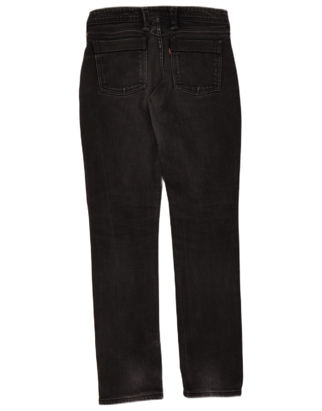 LEVI'S Ženske uske traperice W31 L32 Crni pamuk
