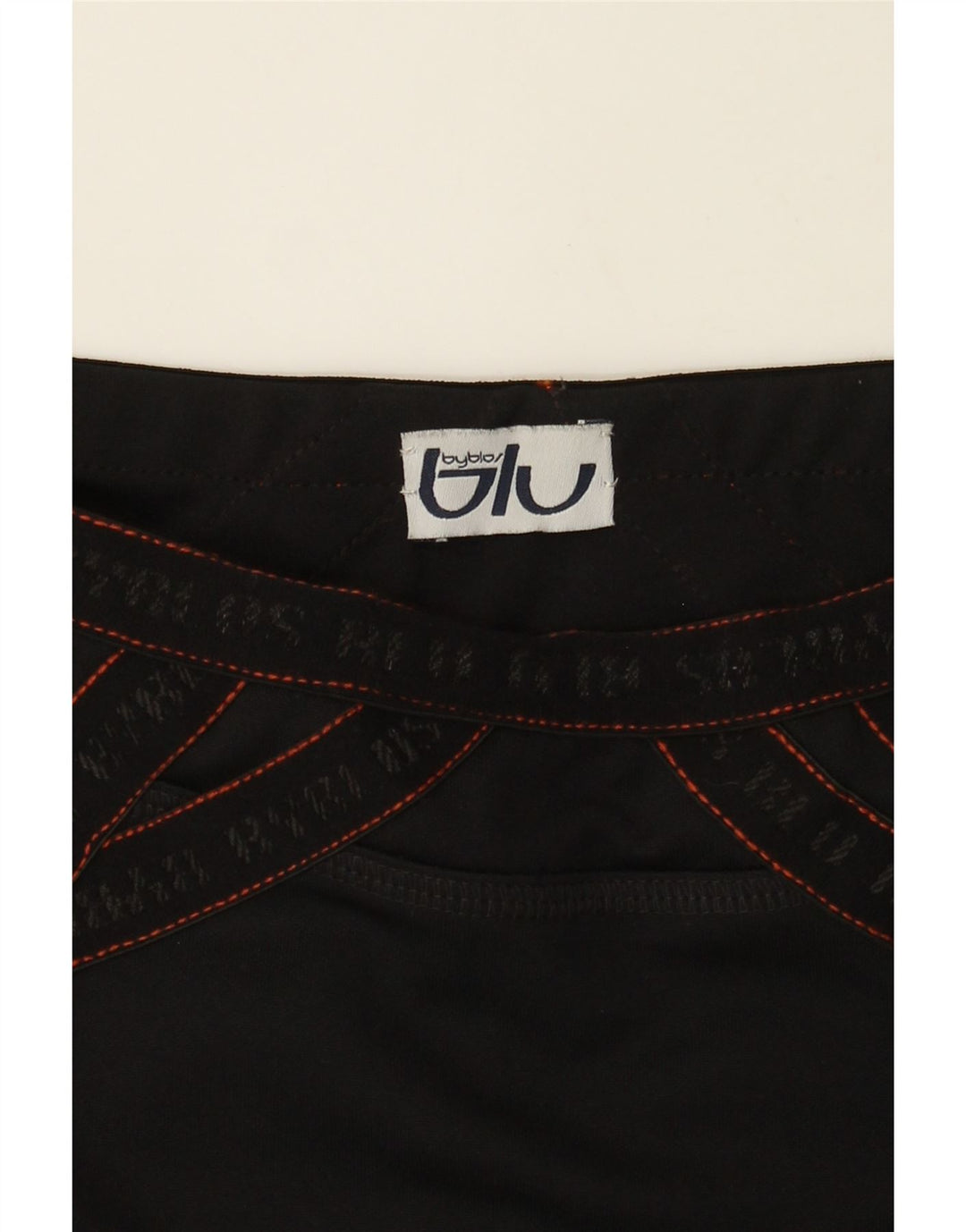 BYBLOS Womens Straight Skirt W28 Medium  Black Polyamide Vintage Byblos and Second-Hand Byblos from Messina Hembry 
