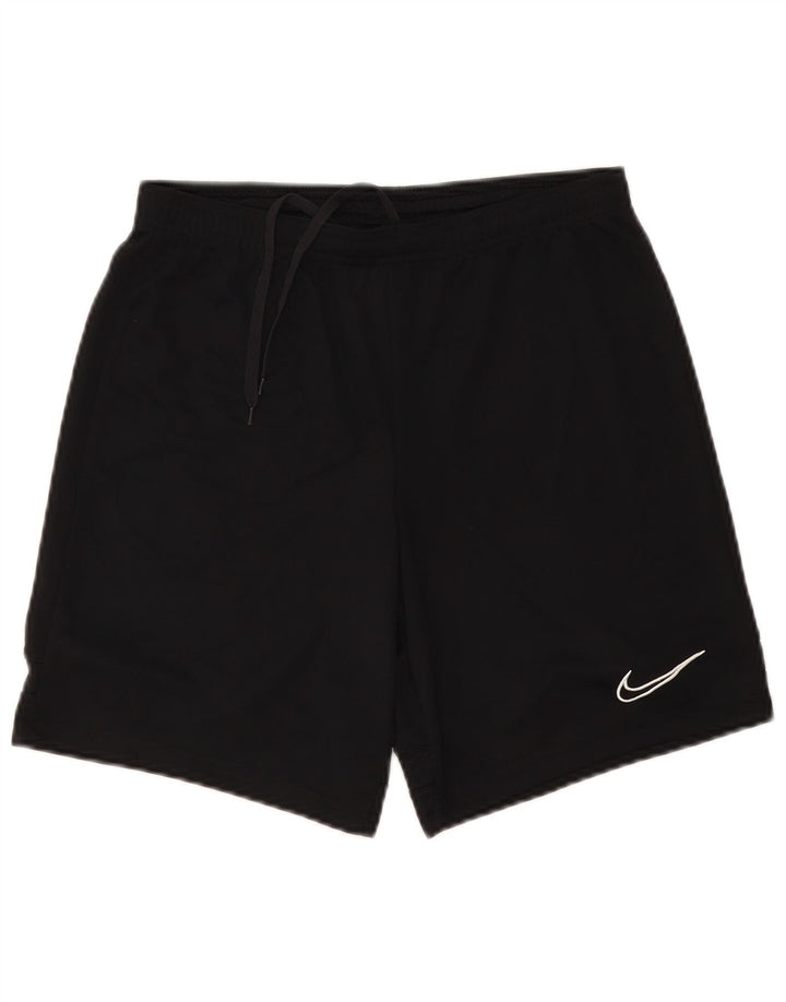 Male crne sportske kratke hlače Nike Dri Fit od poliestera
