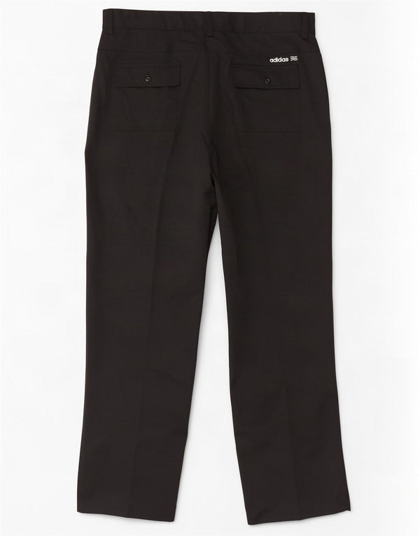 Adidas Climalite ravne chino hlače W36 L32 crni poliester
