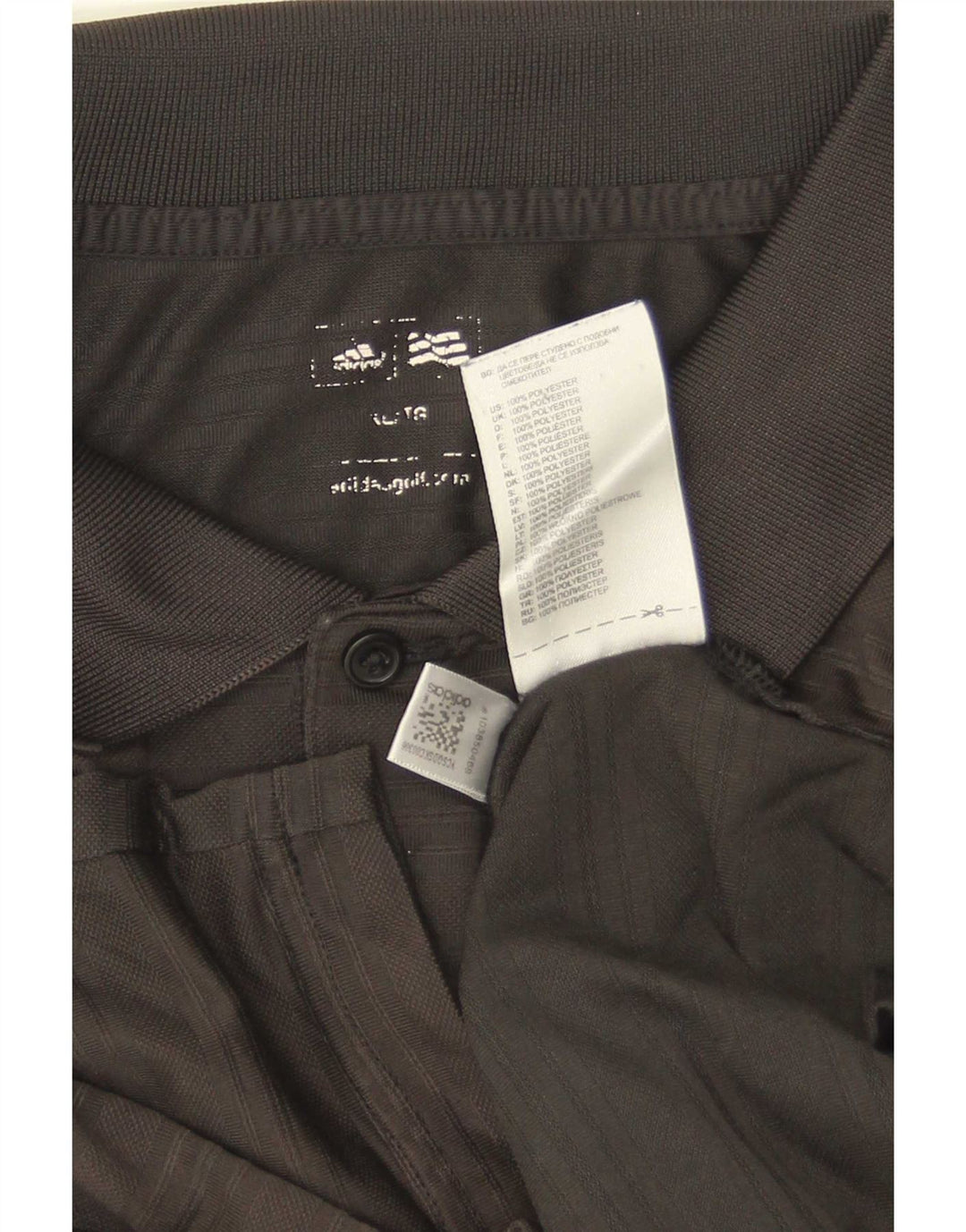 Adidas muška polo majica dugih rukava XL crni poliester