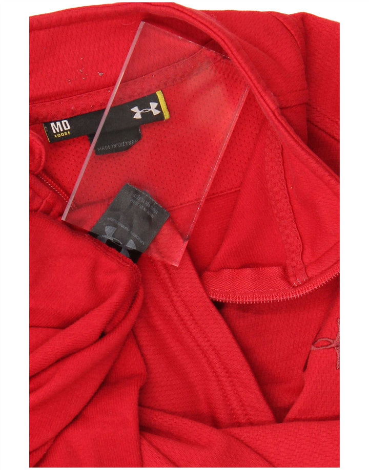 UNDER ARMOUR Ženska gornja jakna trenirke širokog kroja UK 14 Srednje crvena