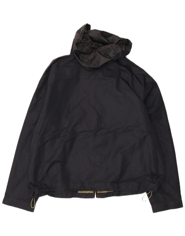 London Fog muška kišna jakna s kapuljačom UK 44 2XL crni poliester