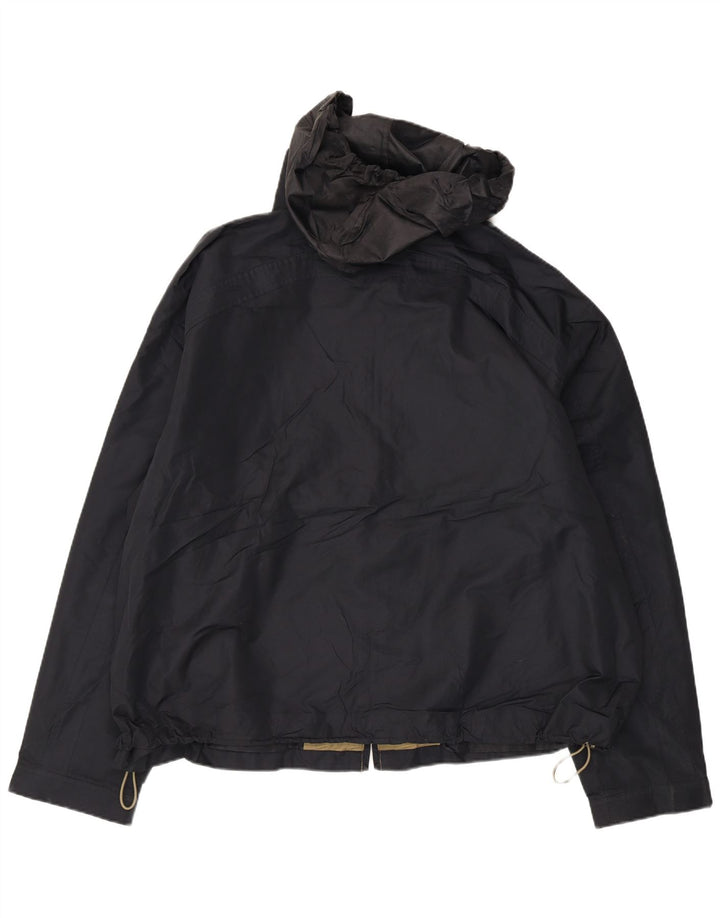 London Fog muška kišna jakna s kapuljačom UK 44 2XL crni poliester