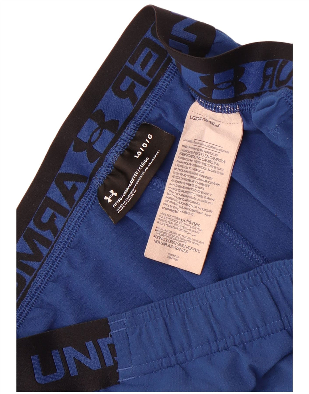 Under Armour muške sportske kratke hlače s grafičkim motivima XL plavi poliester