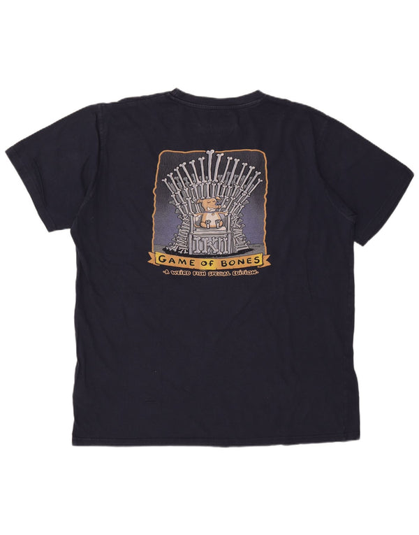 WEIRD FISH Muška majica kratkih rukava s grafičkim motivima 2XL tamnoplavi pamuk