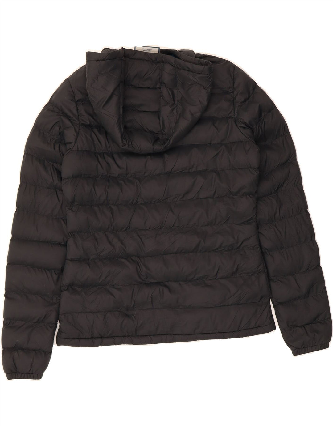 MOUNTAIN WAREHOUSE Womens Hooded Padded Jacket UK 10 Small Black Nylon Vintage Mountain Warehouse and Second-Hand Mountain Warehouse from Messina Hembry 