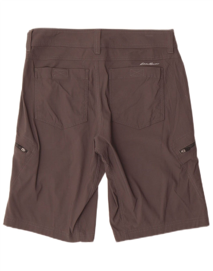 EDDIE BAUER Muške kargo kratke hlače W30 srednje sivi najlon