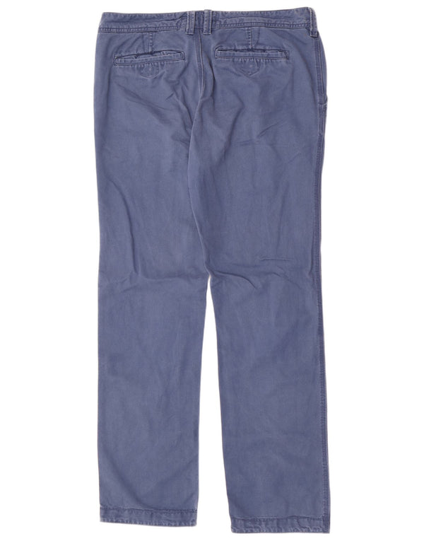 Fat Face Mens Regular Chino hlače Large W36 L33 Plavi pamuk