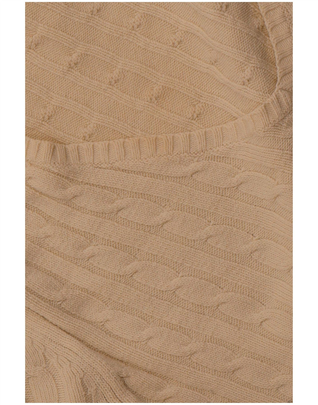 CREW CLOTHING Ženski džemper s V-izrezom UK 18 XL sivobijeli pamuk