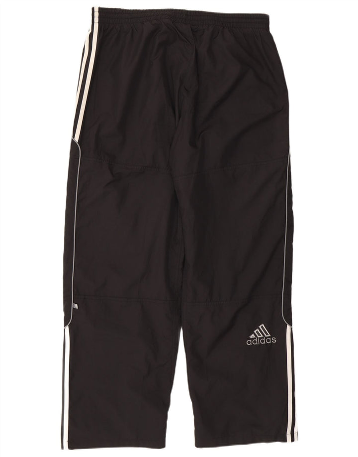 Adidas muške hlače od trenirke velike crne poliesterske