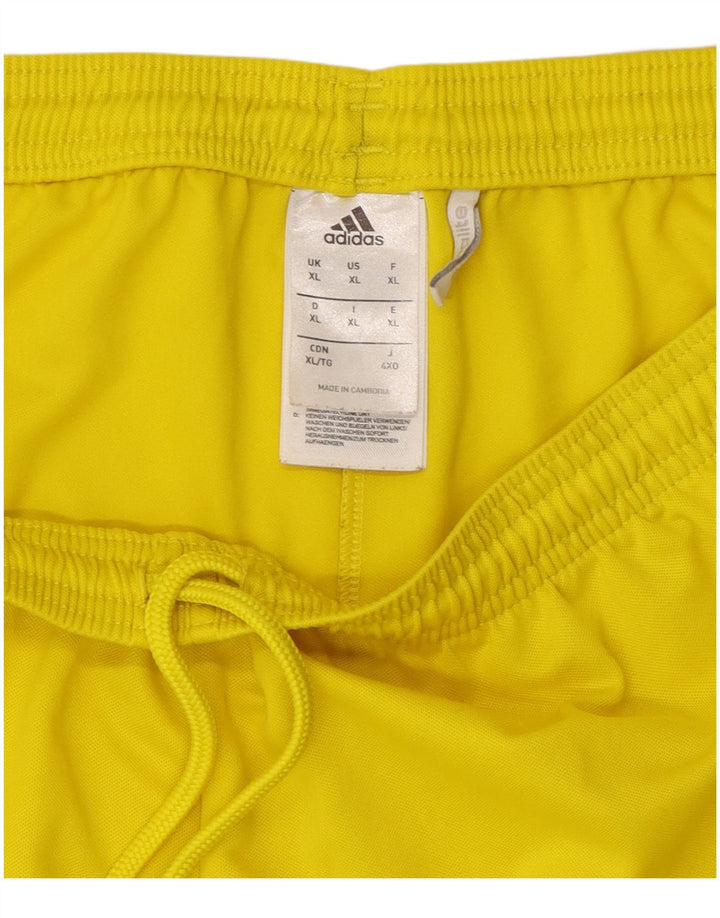 Adidas muške sportske kratke hlače Climalite XL žuti poliester