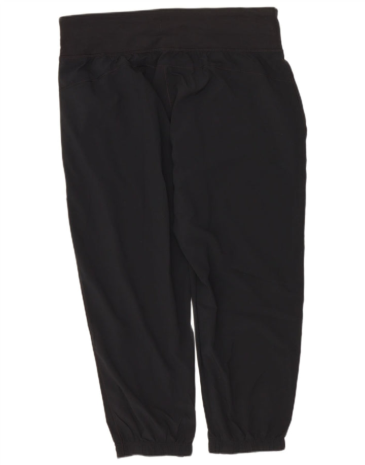 Under Armour Ženske Capri Trenirke Hlače Joggers UK 14 srednje crne