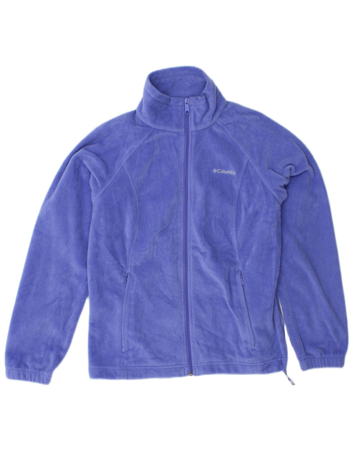 COLUMBIA Ženska jakna od flisa UK 14 Srednje ljubičasti poliester