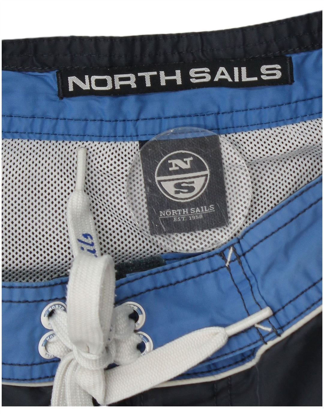 North Sails muške kratke hlače za kupanje od srednje plavog poliamida