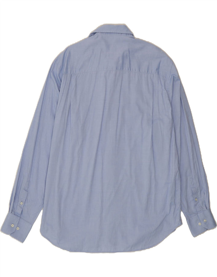 TRUSSARDI Mens Shirt Size 43 17 XL Blue Cotton Vintage Trussardi and Second-Hand Trussardi from Messina Hembry 