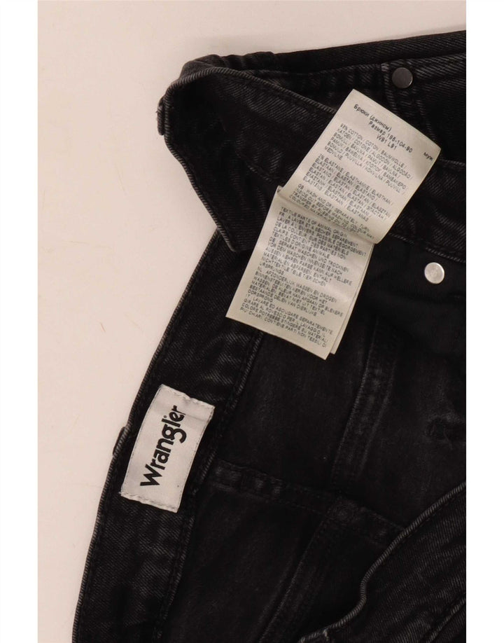 Wrangler muške ravne traperice W36 L36 crni pamuk