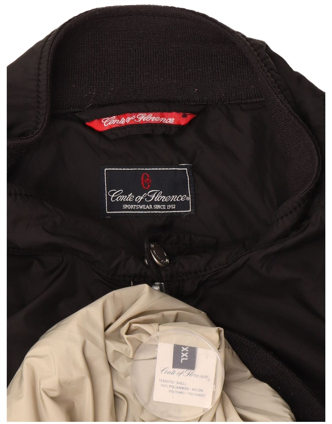 Muška bomber jakna Conte of Florence UK 44 2XL crni poliamid