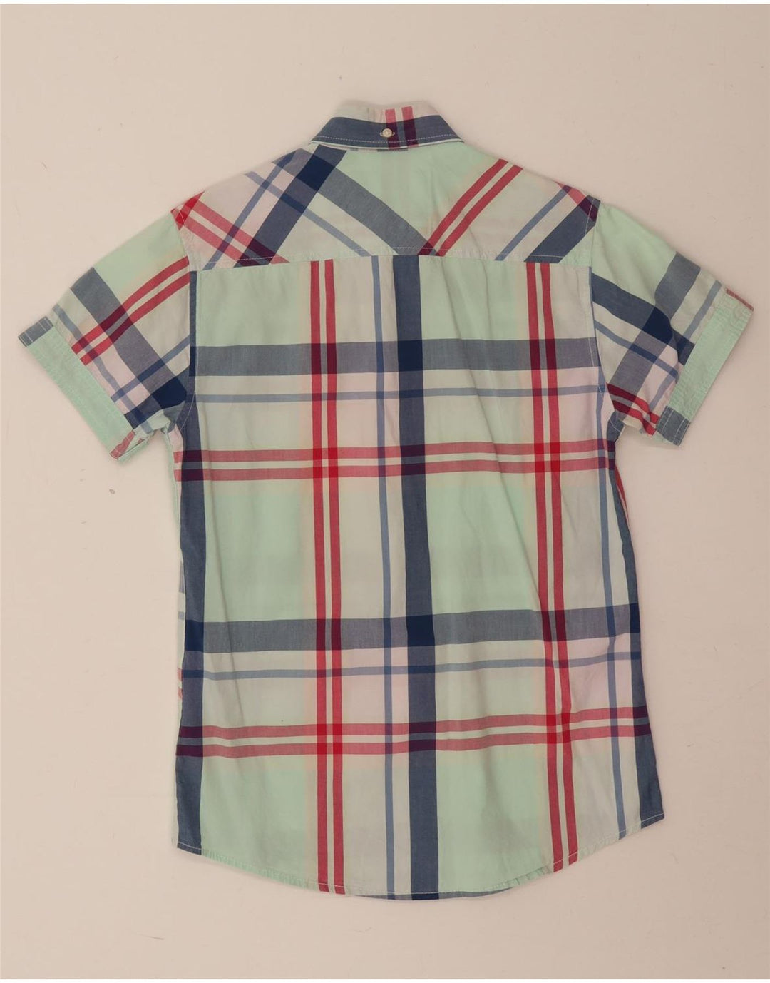Jack & Jones muška mala zelena karirana košulja kratkih rukava
