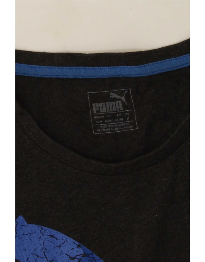 Puma muška majica s grafičkim motivima, srednje siva