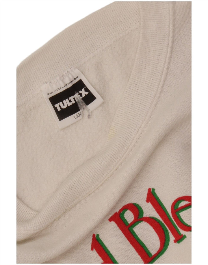 TULTEX Ženski džemper s grafičkim motivima UK 16 Veliki bijeli pamuk